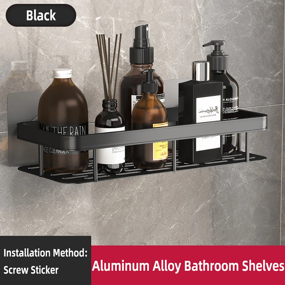 Bathroom Shelf Bathroom Towel Rack Shelves Wall Shower