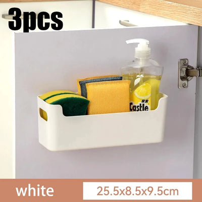 Kitchen cabinets classified and organized into storage boxes for dishes seasoning bottles drawers and storage boxes