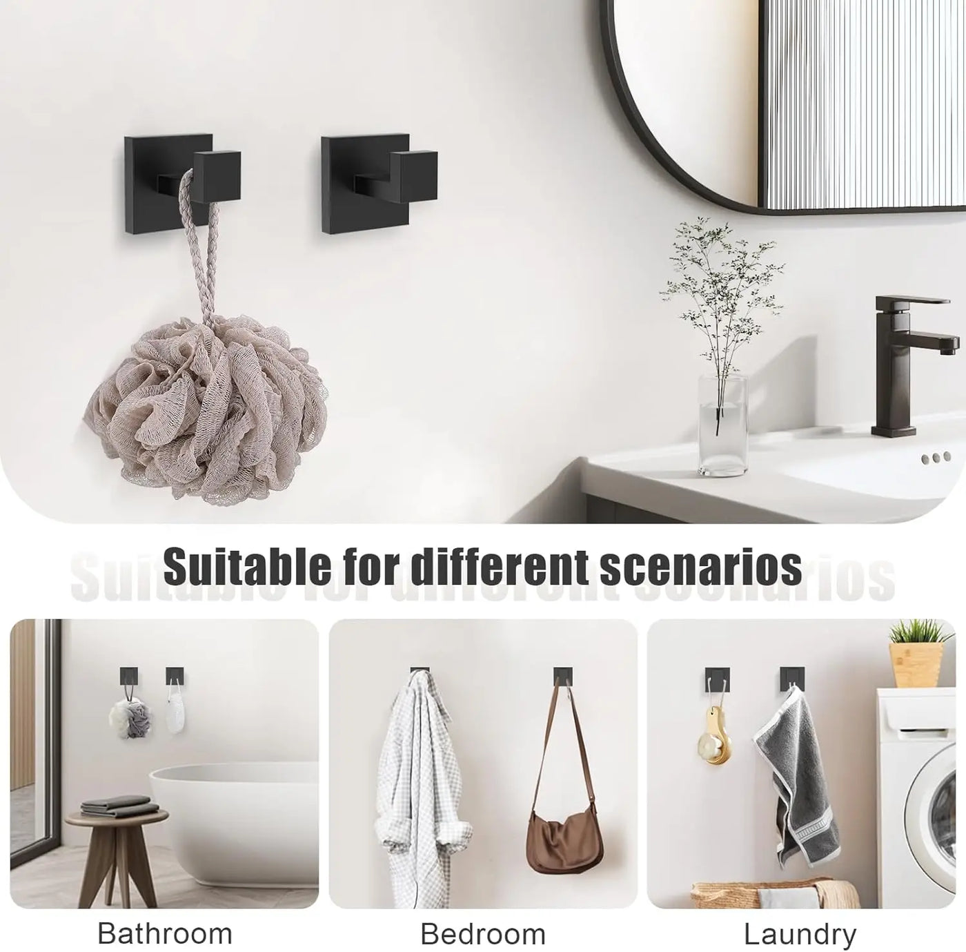 Bathroom Set  Stainless Steel Towel Ring Holder