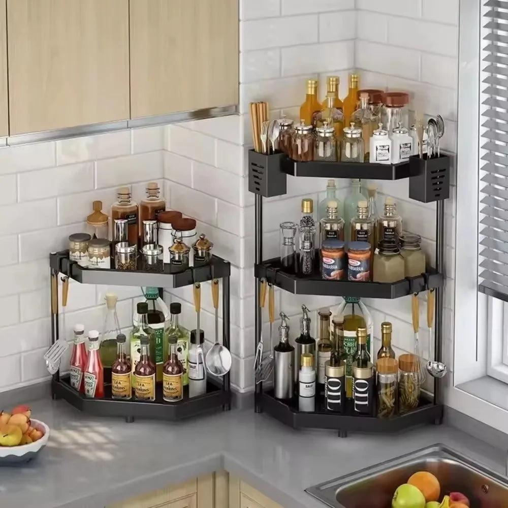 Kitchen Seasoning Shelf Spice Countertop