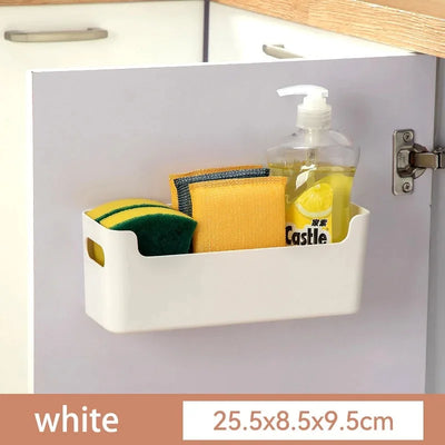 Kitchen cabinets classified and organized into storage boxes for dishes seasoning bottles drawers and storage boxes