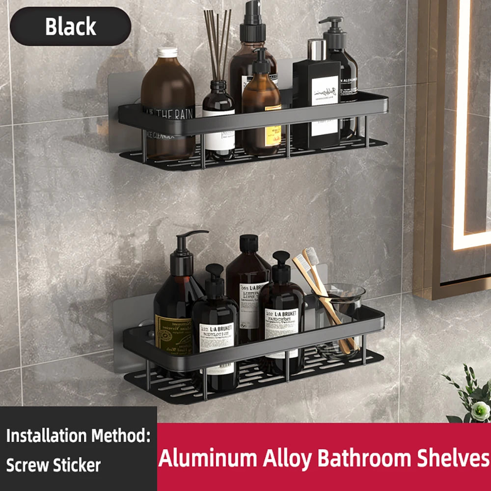 Bathroom Shelf Bathroom Towel Rack Shelves Wall Shower