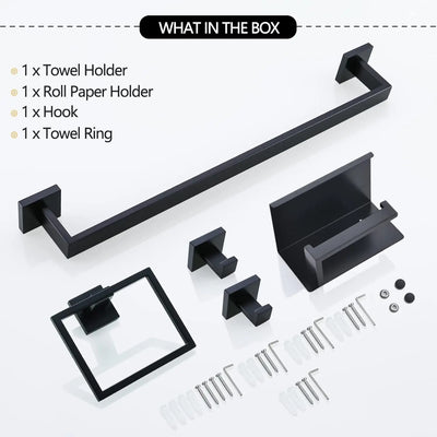 Bathroom Set  Stainless Steel Towel Ring Holder