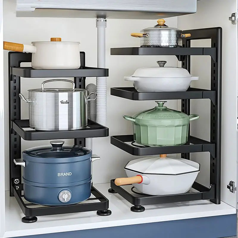 Multi-layered Household Cabinets Kitchen Organizer
