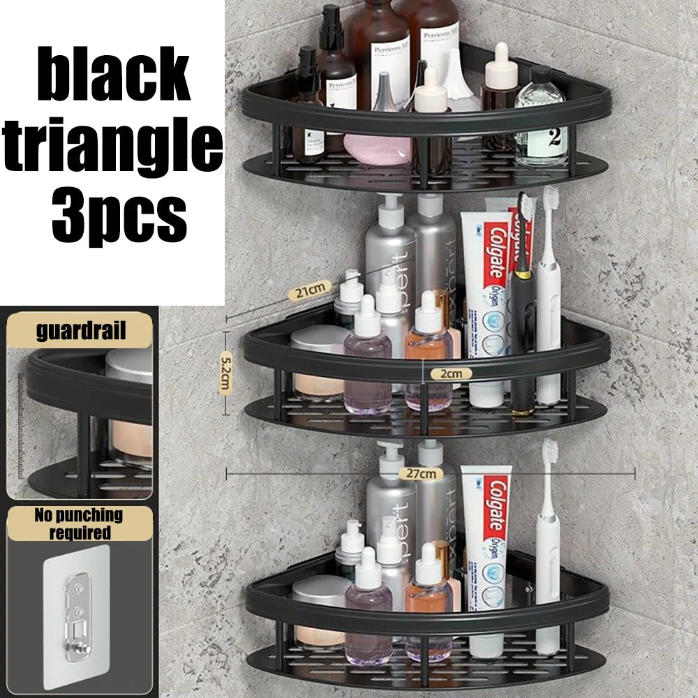 Bathroom Shelf Bathroom Towel Rack Shelves Wall Shower